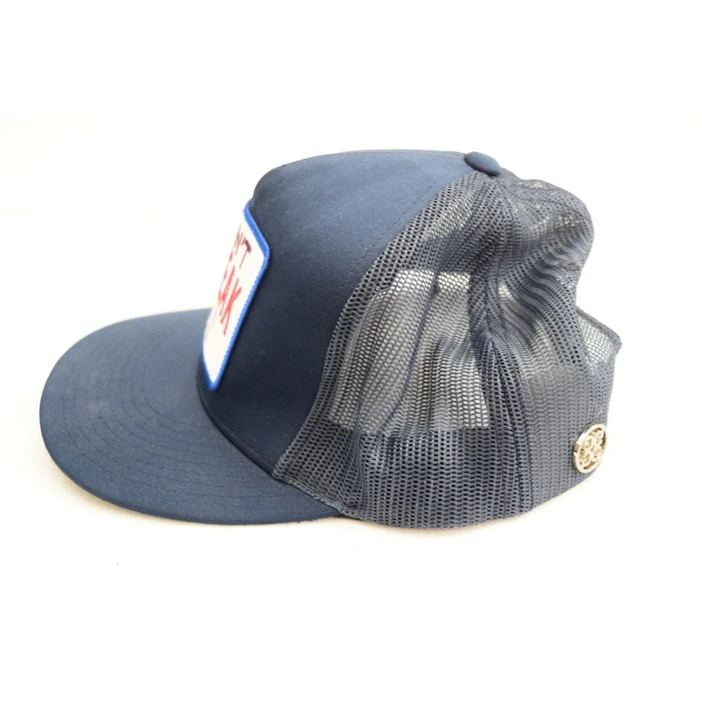 G/Fore Mens Navy Blue Can't Break 80 Patch Trucker Hat Cap Golf Adjustable